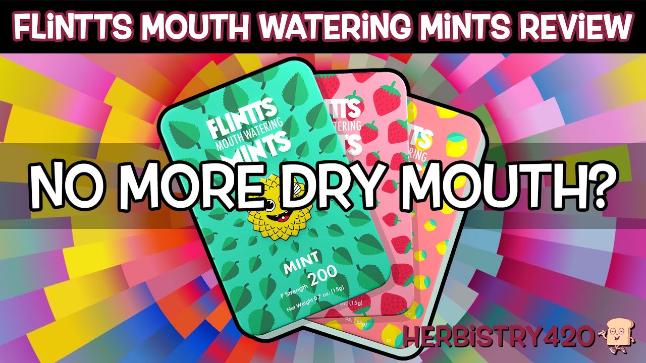 Flintts Mouth Watering Mints — Best 3 Flavors Tested for Cotton Mouth