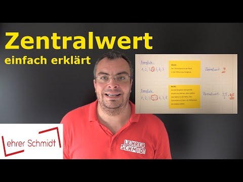 Central value - simply explained | Mathematics | Lehrerschmidt
