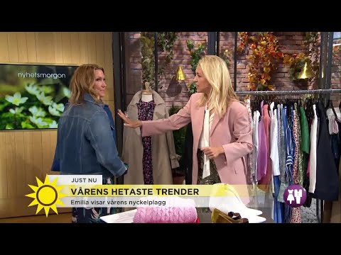Emilia de Poret visar vårens hetaste trender - Nyhetsmorgon (TV4)