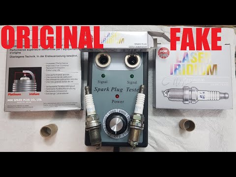 ORIGINAL VS FAKE NGK SPARK PLUGS TEST. IRIDIUM SET for PLN 60!!
