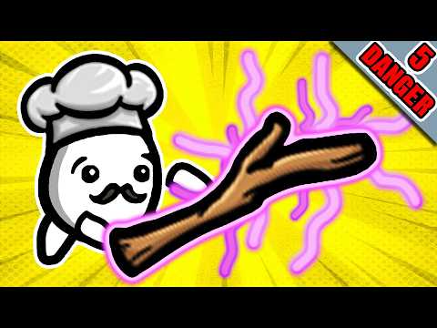 Cursed Sticks are broken! Chef with 6 Sticks vs Danger 5 | Brotato Abyssal Terrors