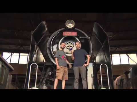 Roztápění parní lokomotivy - jízda Šlechtičnou