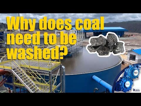 Why does coal need to be washed? How is it washed?