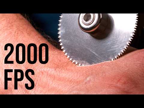 A cast saw on human skin