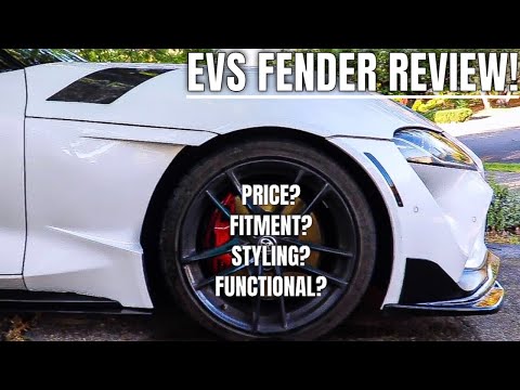 Transform Your Supra with the BEST Exterior Mod: EVS Fenders Review