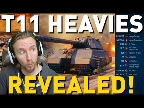 TIER 11 HEAVIES REVEALED! World of Tanks 2.0!