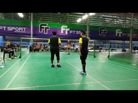 Badminton SF MZI Men's Double SemiAmateur Tournament - Epit / Rashid Vs Aswad / Eqram