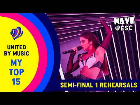 Eurovision 2023 🌟 Semi-Final 1 Rehearsals - Revealing My Top 15 Picks! 🇺🇦🇬🇧🎶