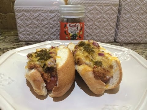 Ragin Cajun Chili Dogs with Homade Chili Sauce