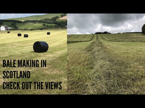 Do Hay Bales catch on FIRE?/ Harvesting Hay in Scotland