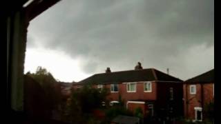 14th july 2010 thunderstorm, Chorley, Lancashire.