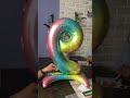 Надуваем фольгированный шарик Как надуть цифру на день рожденья без гелия Shorts