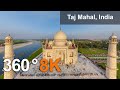 Taj Mahal India 360 Animation In 8K