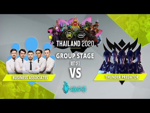 Business Associates vs Thunder Predator - ESL One Thailand 2020 America - Group Stage