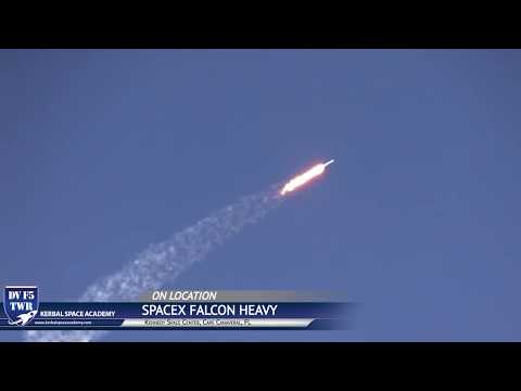 Falcon Heavy Single Take 6 miles from Launch, 4 from Landing Video