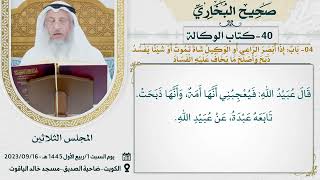 40- كتاب الوكالة I صحيح البخاري I للشيخ د. عثمان الخميس