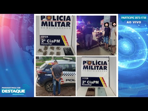 Polícia de Paranatinga Intensifica Ações e Apreende Veículos, Droga e Celulares neste fim de semana