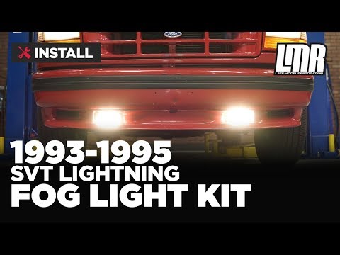 1993-1995 F-150 SVT Lightning Fog Light Kit - Install & Review