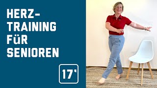 Sanftes Ausdauertraining für Senioren – 17´ Herz-Kreislauf-Training mit Stuhl