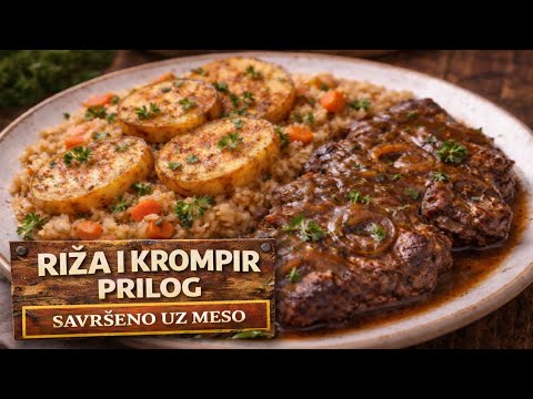 Najbolji PRILOG uz MESO 🥔 | Riža i krompir koji nestanu prvi sa tanjura.