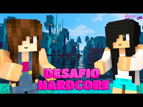 DESAFIO NA FLORESTA AZUL DO MINECRAFT!
