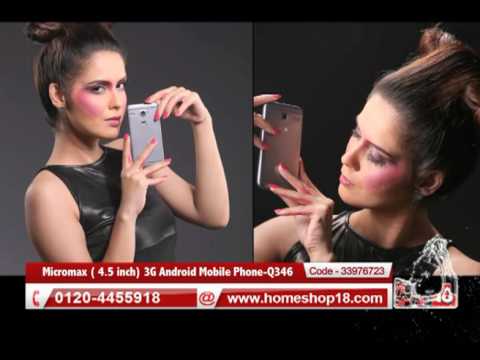 Homeshop18.com - Micromax 11.4 cm ( 4.5 inch) 3G Android Mobile Phone-Q346