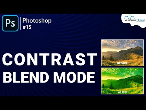 How to use Blend Contrast Mode in Photoshop Photoshop Blend Contrast Effect Tutorial