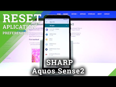 How to Reset App Preferences in SHARP Aquos Sense2 – Reset App’s Settings