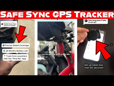 ZITTZ Hidden GPS Tracking Devices,Real Time GPS Tracker for Vehicles Work with Apple Find My(iOS Only),Car GPS Tracker with Magnetic Case,No Monthly Fee,No SIM Card Required (Black,2PCS) video review thumbnail