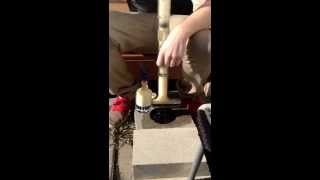 Huge bong hit