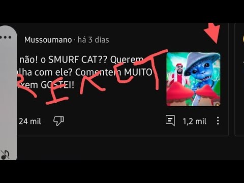 REAGINDO Smurf Cat vs Mussa