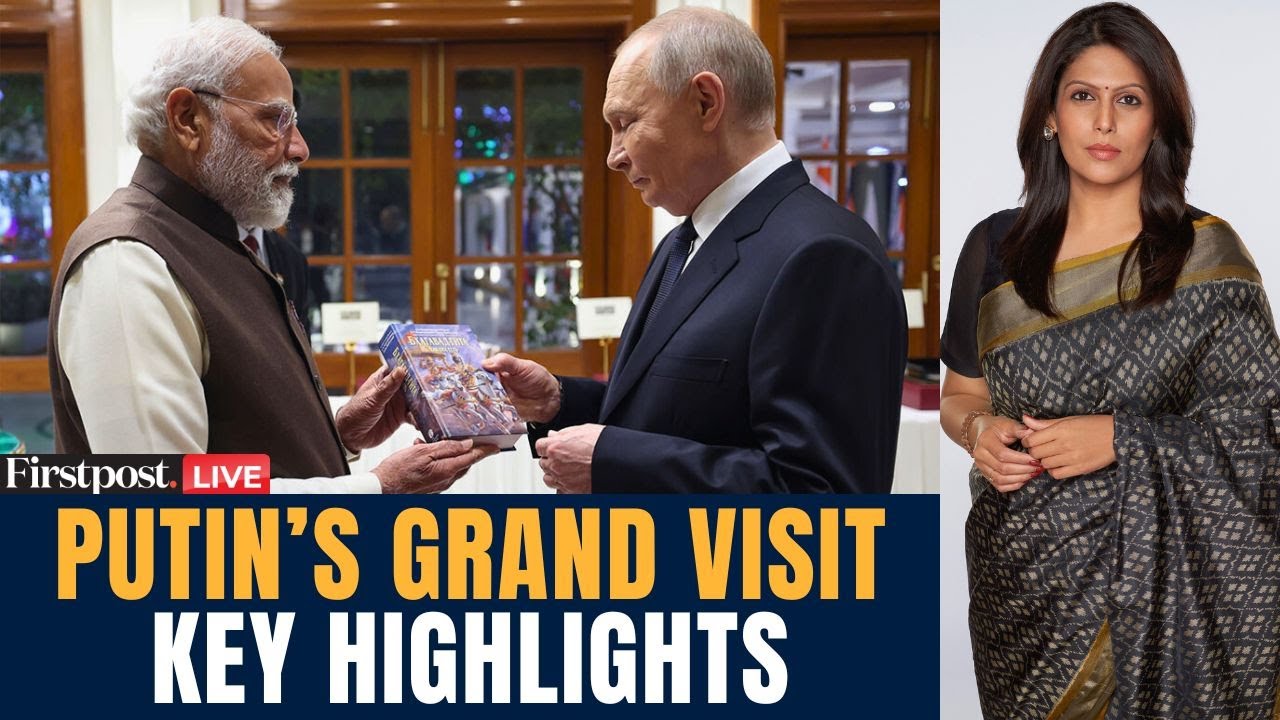 Putin in India LIVE: Putin Concludes India Visit with State Dinner | Modi Putin Meet | Palki Sharma