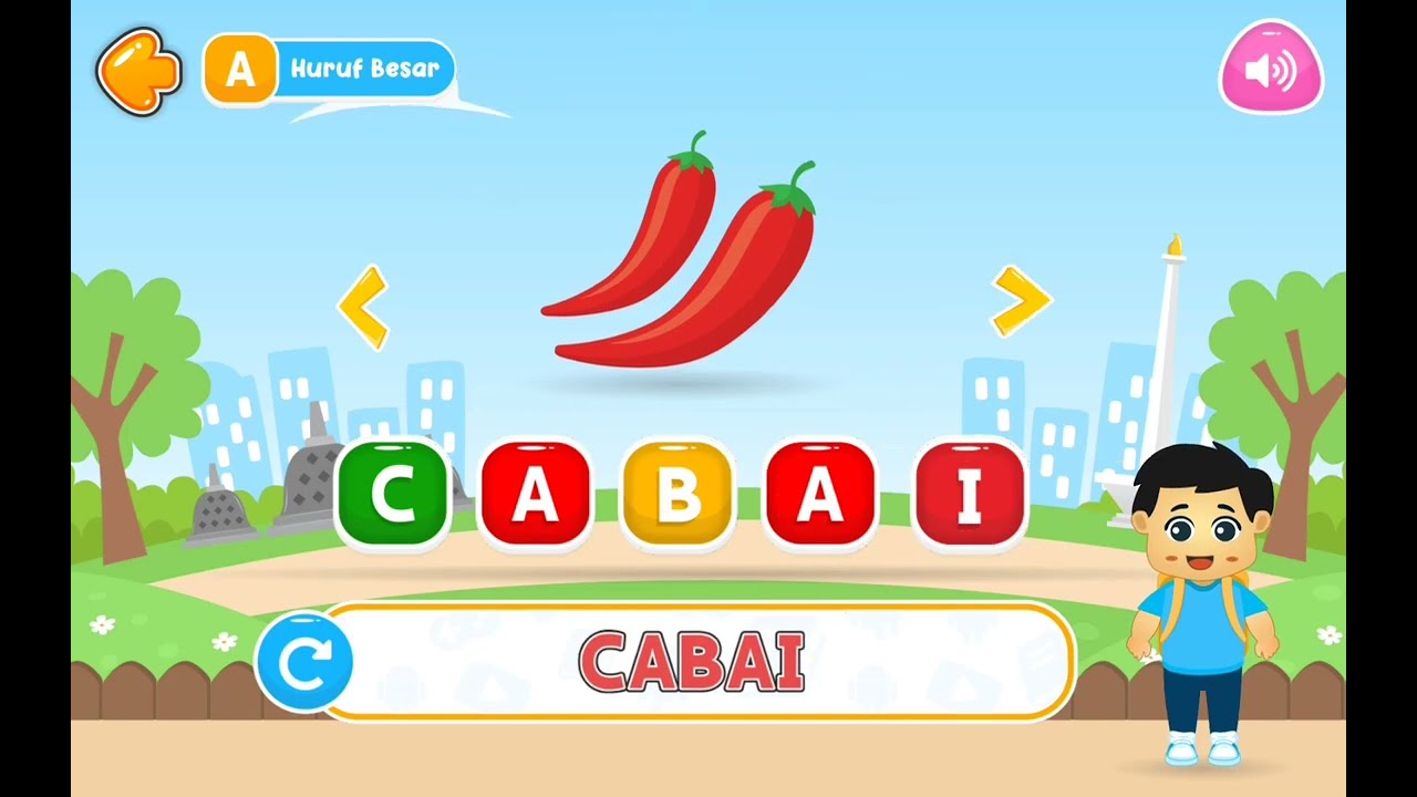 Game Edukasi Belajar Huruf ABC - Belajar Menyusun Huruf ABC