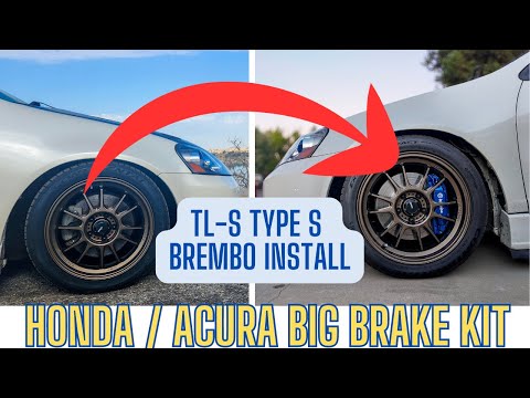 Brembo Acura TL-S Big Brake Kit Install on Acura RSX Type S