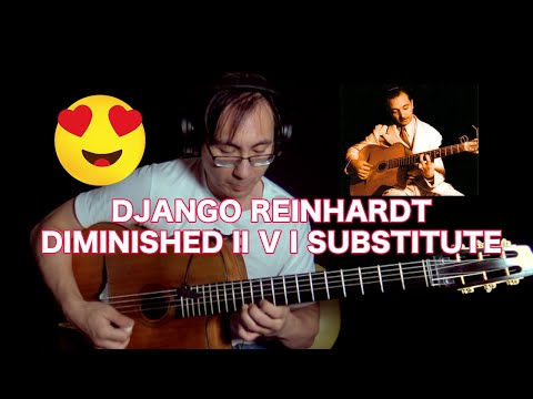 Django Reinhardt's Special Diminished 2-5-1 Idea - Jazz Guitar Lesson