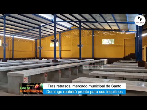 Mercado remodelado de Santo Domingo puede ser entregado esta semana