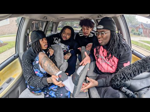 Wearing an Ankle Monitor On HOUSE ARREST In Front Of The Gang..