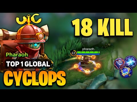 HYPER CARRY! Cyclops Best Build 2023 [ Cyclops Top 1 Global Gameplay ] By Pharaoh - Mobile Legends