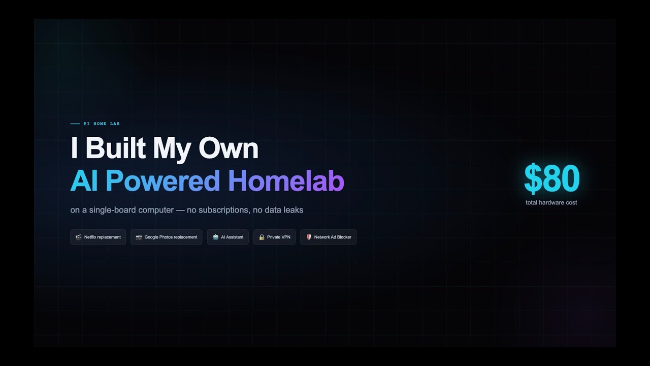 I Built My OwnAI Powered Homelab for $80