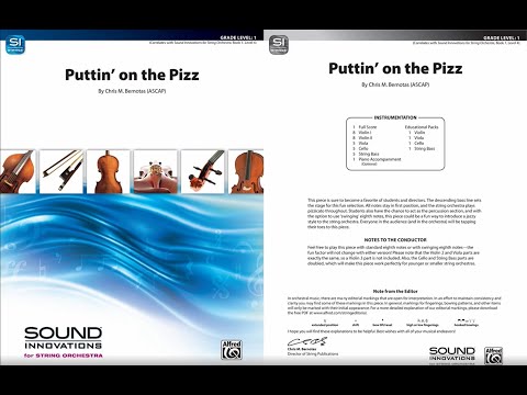 Puttin' on the Pizz, by Chris M. Bernotas – Score & Sound