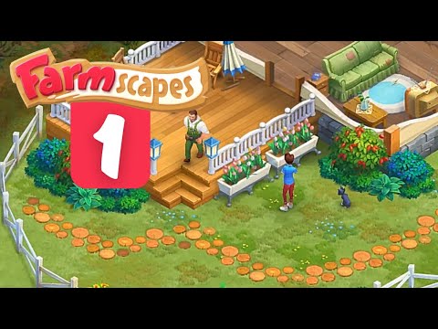 Day 1 How to Play Game Farmscapes Walkthrough | Cara Bermain Farmscapes Hari 1