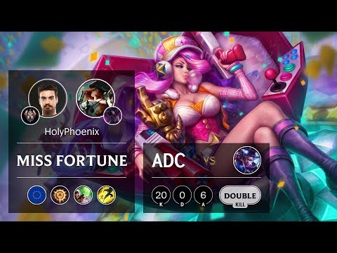 Miss Fortune ADC vs Vayne - EUW Challenger Patch 9.8