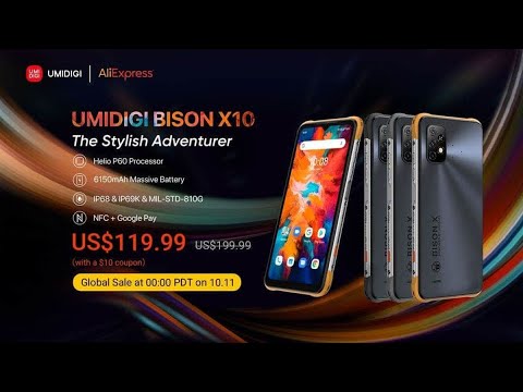UMIDIGI BISON X10 Pro Unboxing/Hands on/Waterproof test/Drop Durability Car crash test/Discounted!