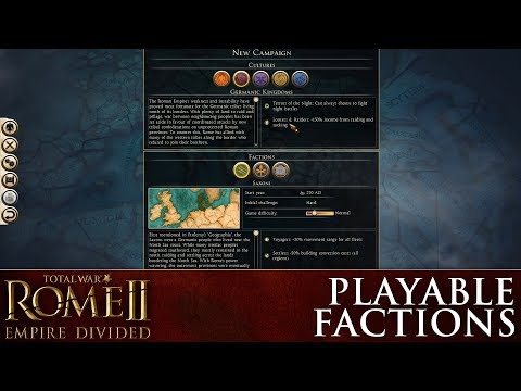 ROME II – Empire Divided: How to Play Non-Roman Factions (1/2)
