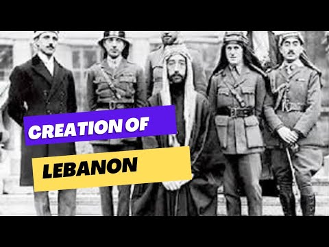 Dividing the Middle east - Creation of Lebanon. Middle east After WW1