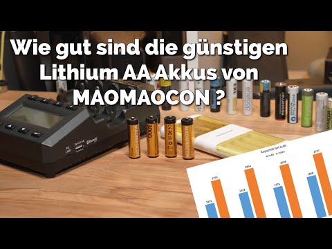 The cheapest lithium AA batteries tested so far!! MAOMAOCON 3000 mWh Lithium AA Battery Test