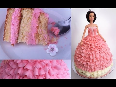 Birthday Cake/ Princess Doll Tutorial How To Cook That Ann Reardon