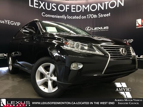 Lexus Certified Pre Owned Black 2013 RX 350 AWD Premium Review | Grande Prairie Alberta