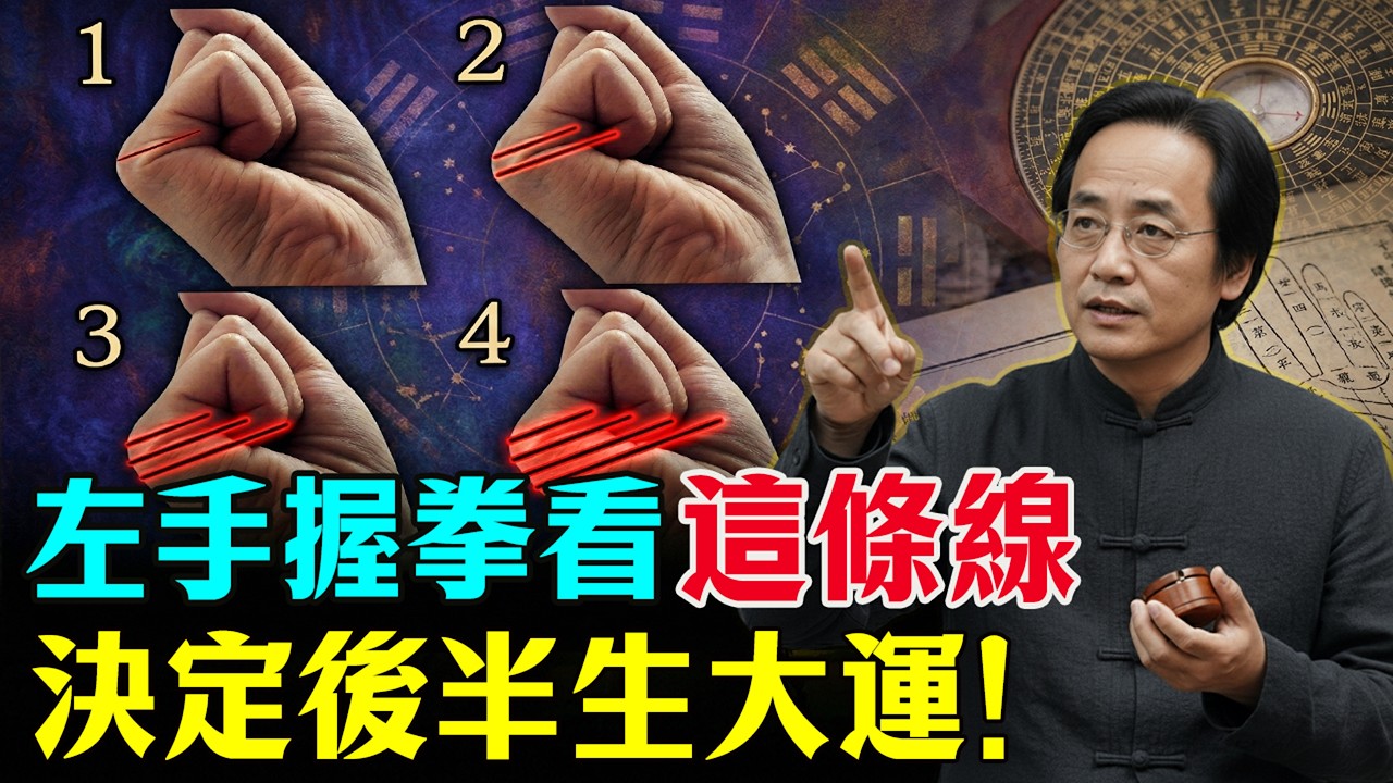 倪海廈：手側橫紋隱藏的秘密！出現「這個數量」的線，代表你注定好命！快看你有幾條？#倪海廈 #命理 #易經  #手相 #算命 #財運 #倪師 #風水 #面相 #運勢 #改命 #大器晚成 #貴人