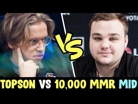 OG vs VP mid — TOPSON vs 10,000 MMR Noone